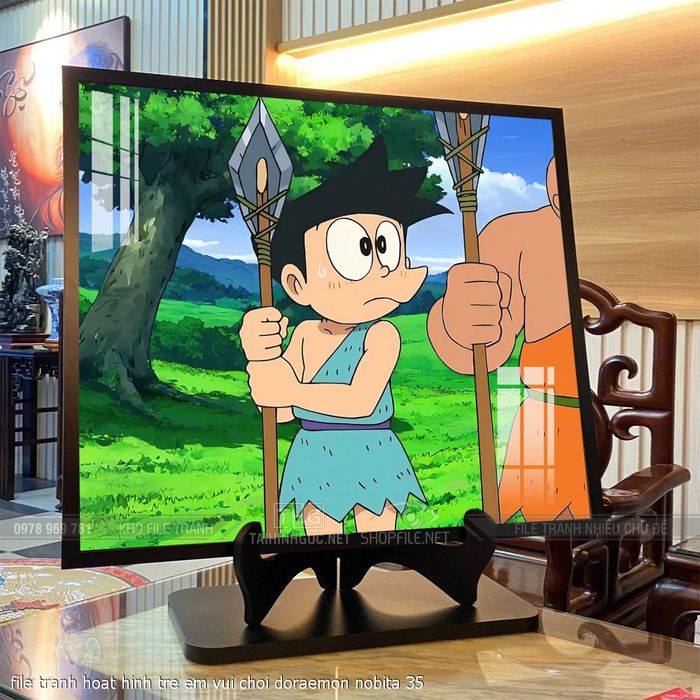 file tranh hoat hinh tre em vui choi doraemon nobita 35