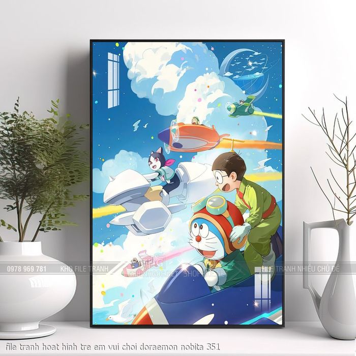 file tranh hoat hinh tre em vui choi doraemon nobita 351