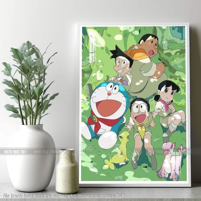 file tranh hoat hinh tre em vui choi doraemon nobita 357