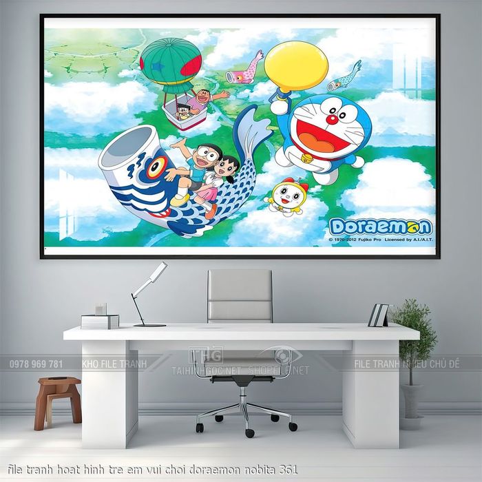 file tranh hoat hinh tre em vui choi doraemon nobita 361