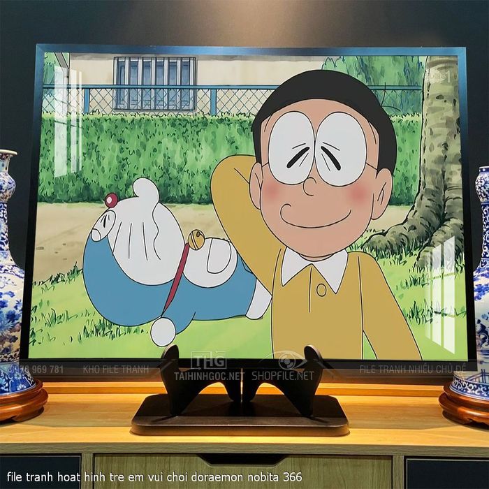 file tranh hoat hinh tre em vui choi doraemon nobita 366