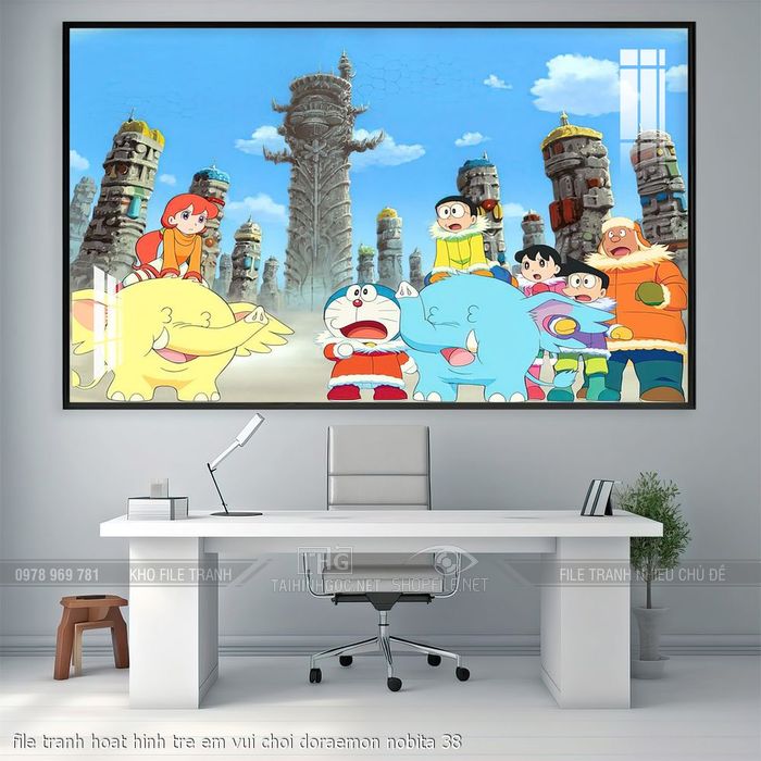 file tranh hoat hinh tre em vui choi doraemon nobita 38