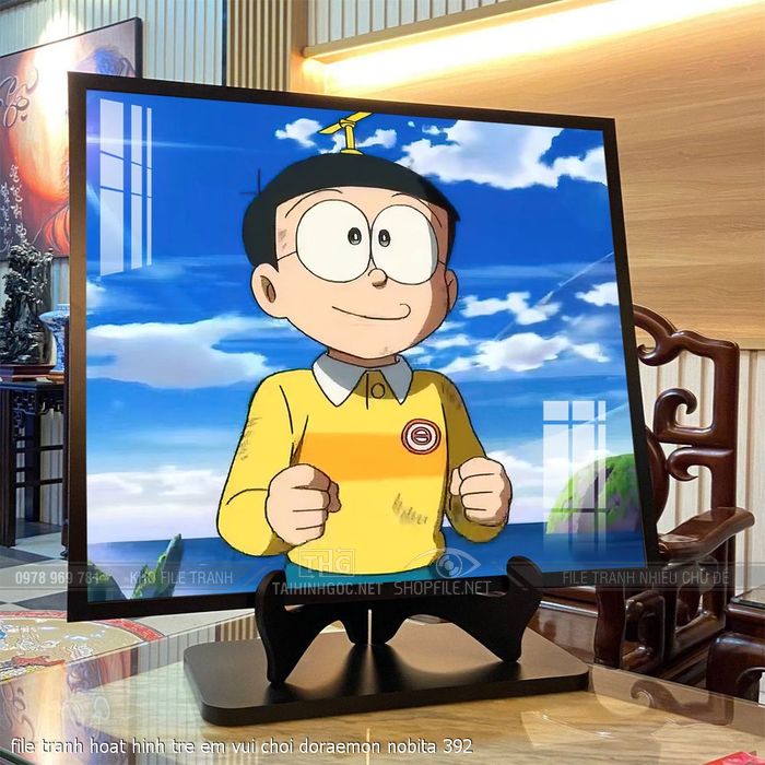 file tranh hoat hinh tre em vui choi doraemon nobita 392