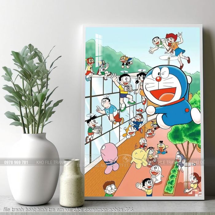 file tranh hoat hinh tre em vui choi doraemon nobita 396