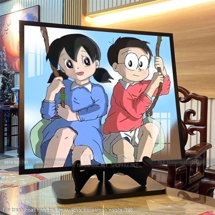 file tranh hoat hinh tre em vui choi doraemon nobita 398