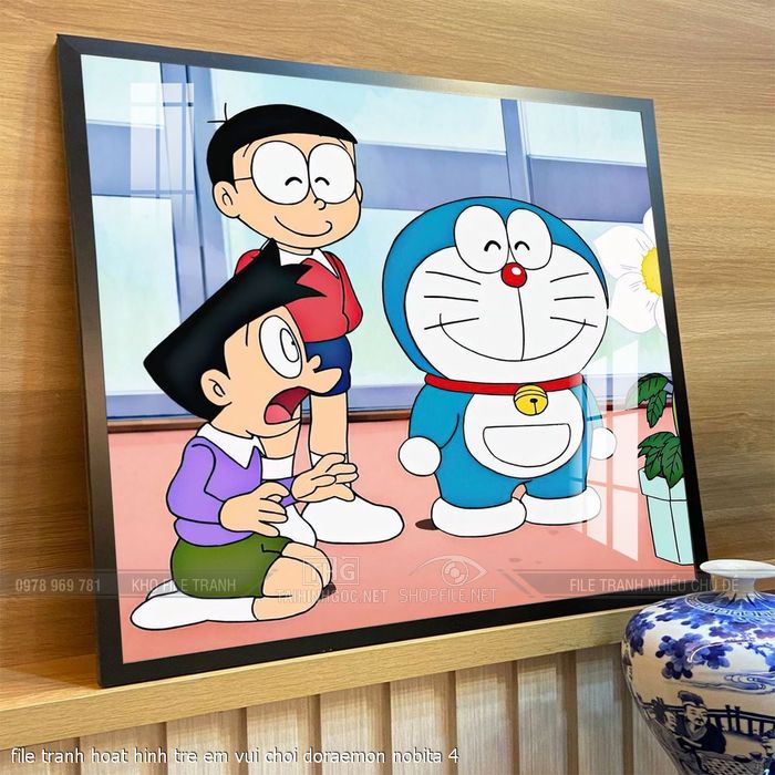 file tranh hoat hinh tre em vui choi doraemon nobita 4