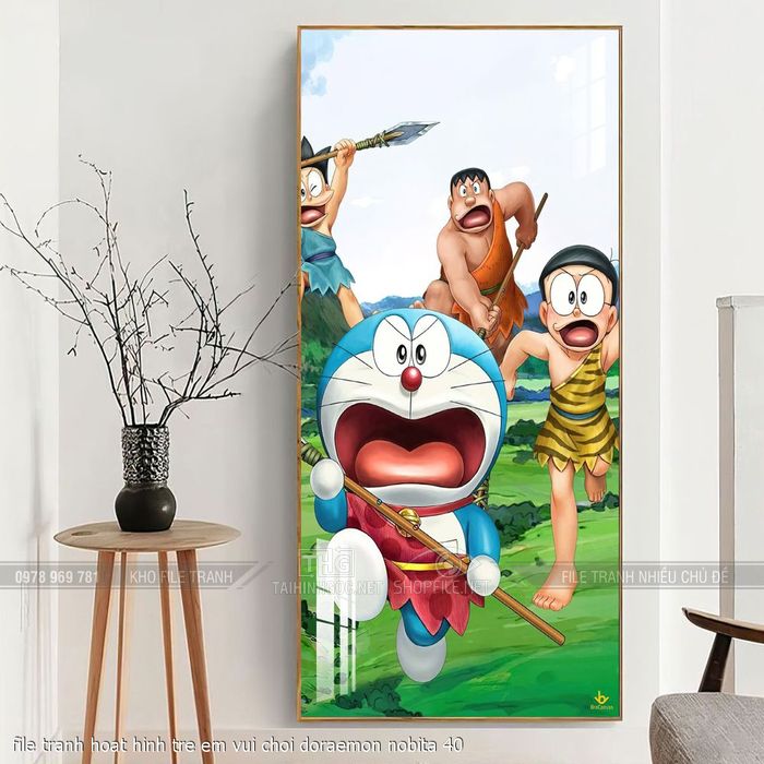 file tranh hoat hinh tre em vui choi doraemon nobita 40