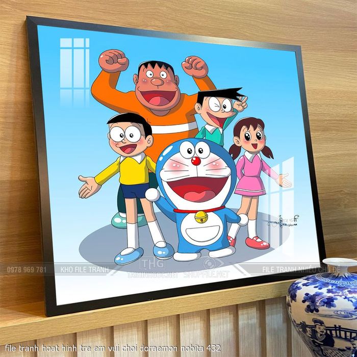 file tranh hoat hinh tre em vui choi doraemon nobita 432