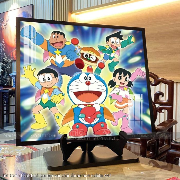 file tranh hoat hinh tre em vui choi doraemon nobita 447