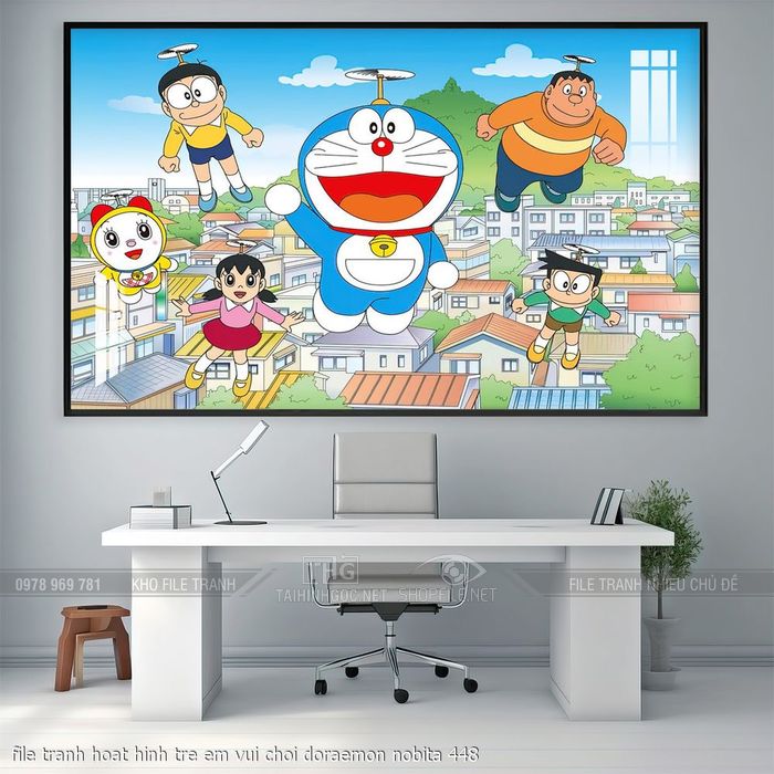 file tranh hoat hinh tre em vui choi doraemon nobita 448