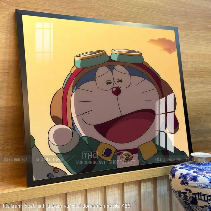 file tranh hoat hinh tre em vui choi doraemon nobita 456