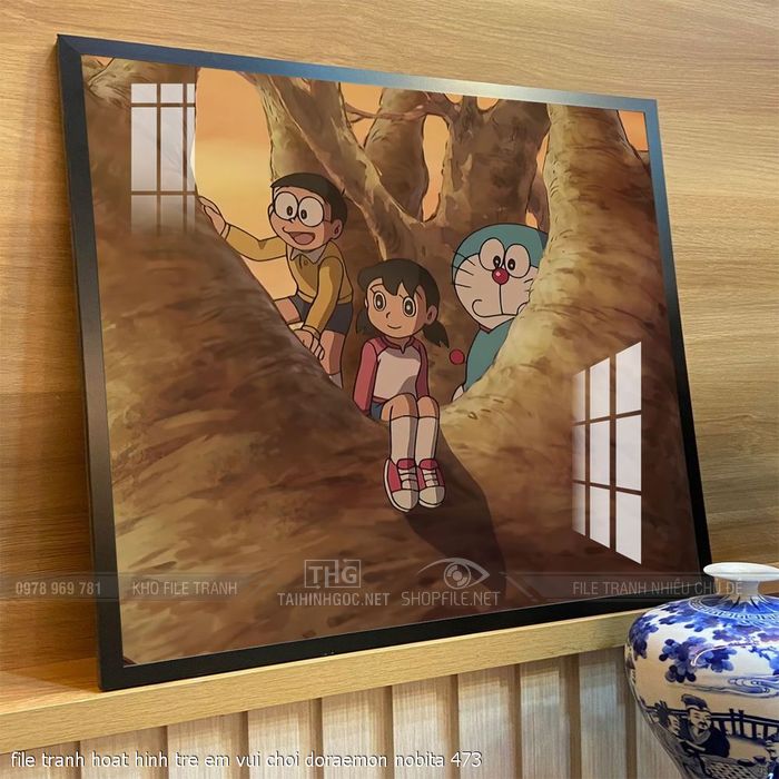 file tranh hoat hinh tre em vui choi doraemon nobita 473