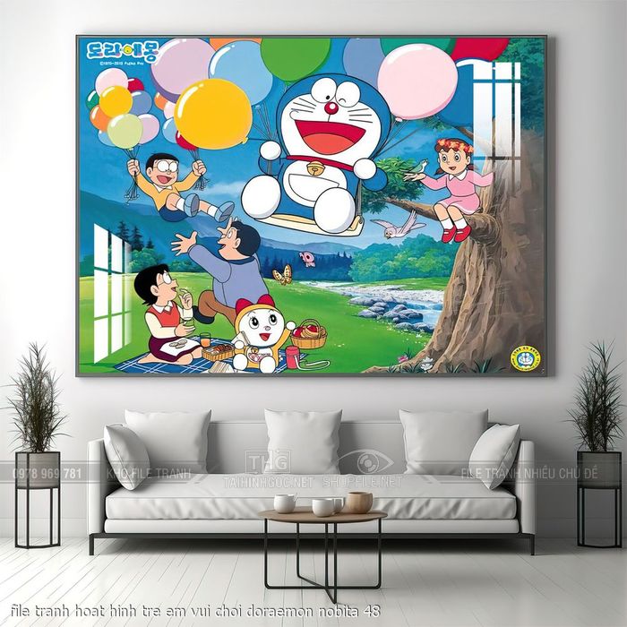 file tranh hoat hinh tre em vui choi doraemon nobita 48