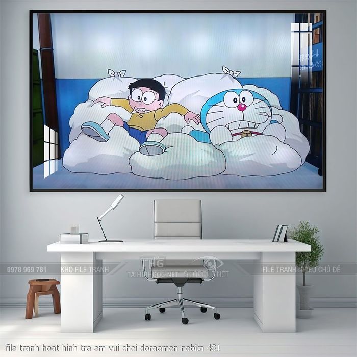 file tranh hoat hinh tre em vui choi doraemon nobita 481