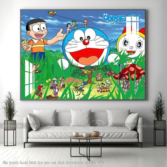 file tranh hoat hinh tre em vui choi doraemon nobita 484