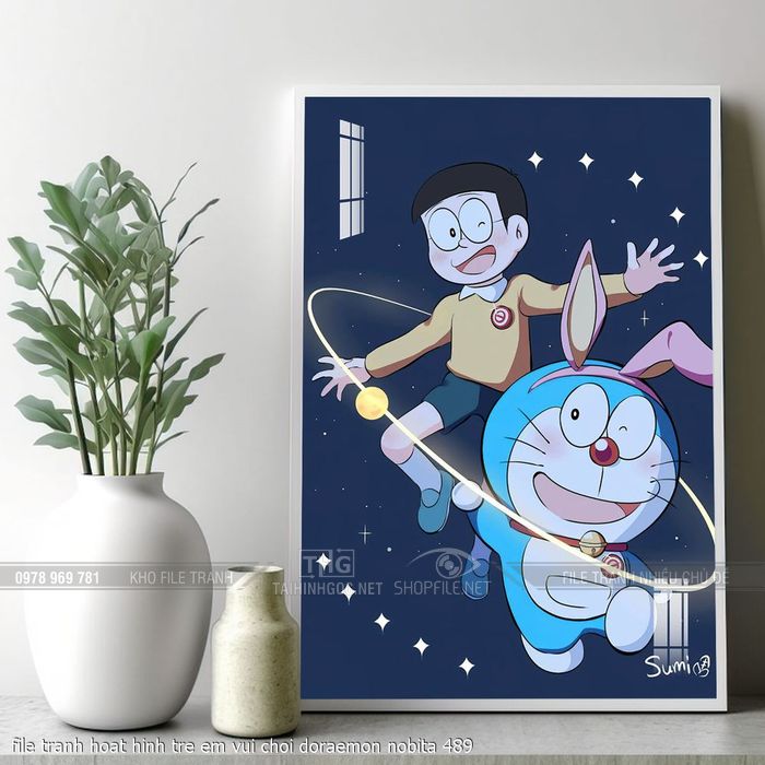 file tranh hoat hinh tre em vui choi doraemon nobita 489