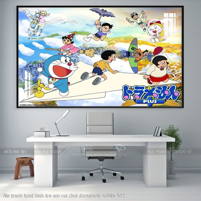 file tranh hoat hinh tre em vui choi doraemon nobita 502