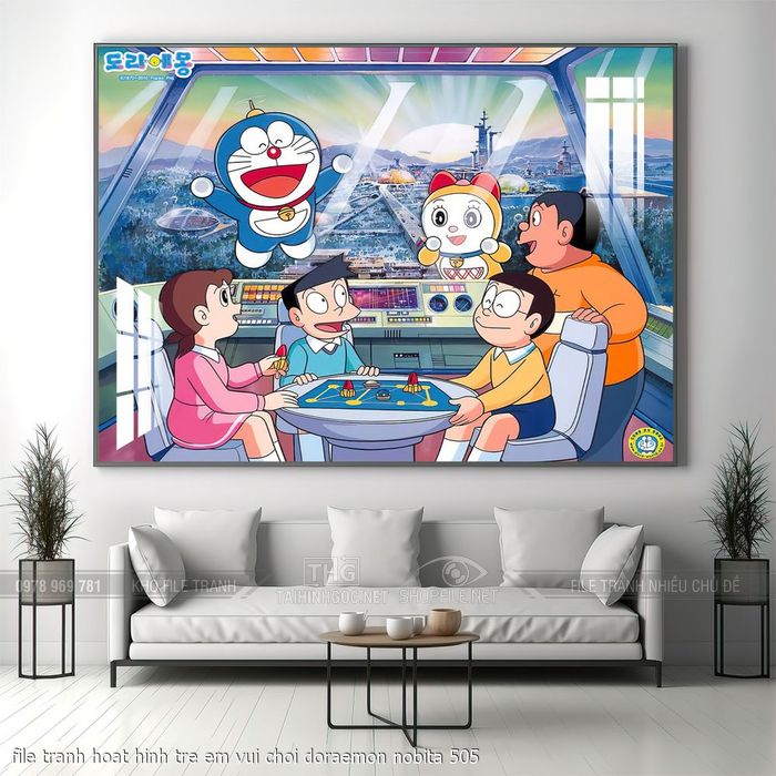 file tranh hoat hinh tre em vui choi doraemon nobita 505