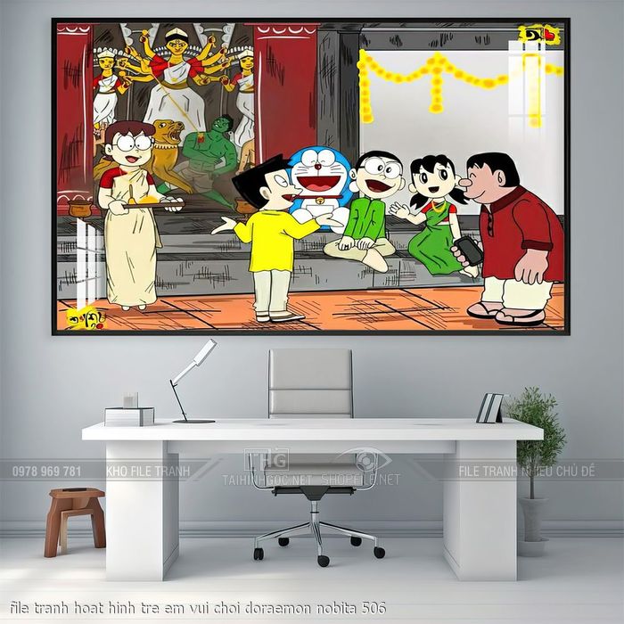 file tranh hoat hinh tre em vui choi doraemon nobita 506
