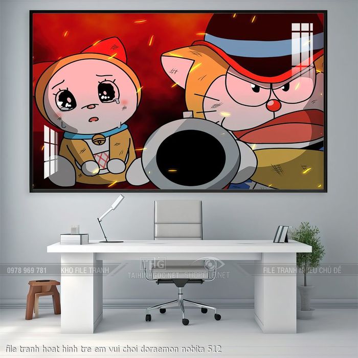file tranh hoat hinh tre em vui choi doraemon nobita 512
