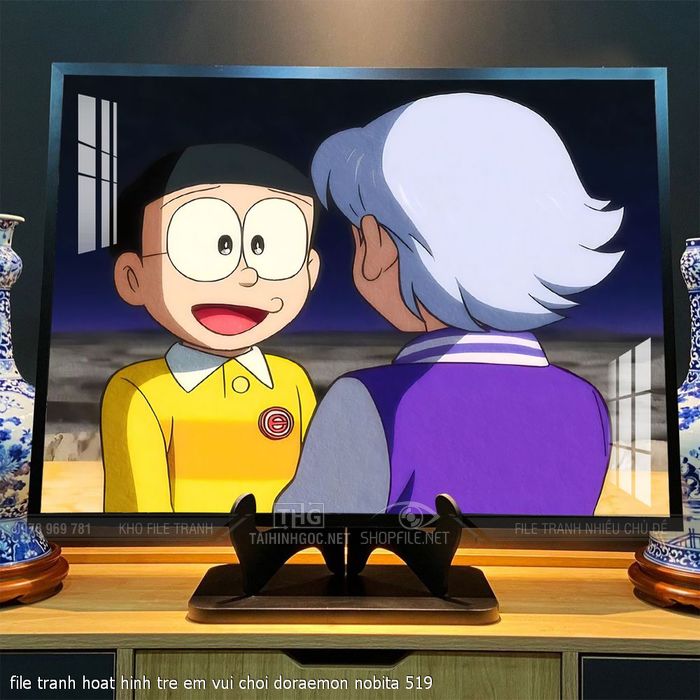 file tranh hoat hinh tre em vui choi doraemon nobita 519