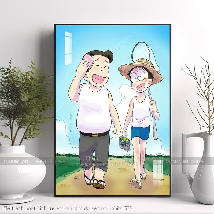 file tranh hoat hinh tre em vui choi doraemon nobita 522