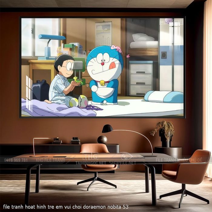 file tranh hoat hinh tre em vui choi doraemon nobita 53