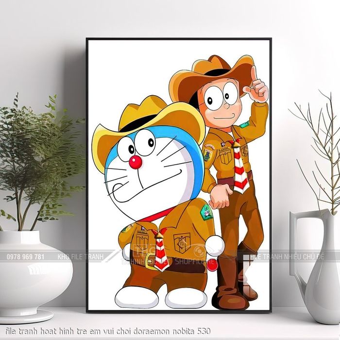 file tranh hoat hinh tre em vui choi doraemon nobita 530