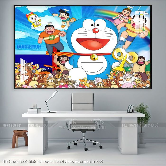 file tranh hoat hinh tre em vui choi doraemon nobita 538