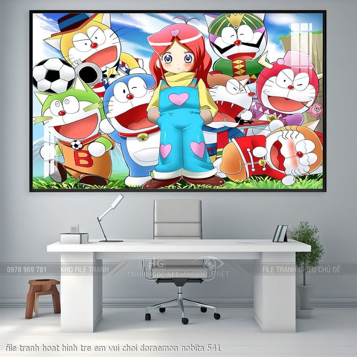 file tranh hoat hinh tre em vui choi doraemon nobita 541