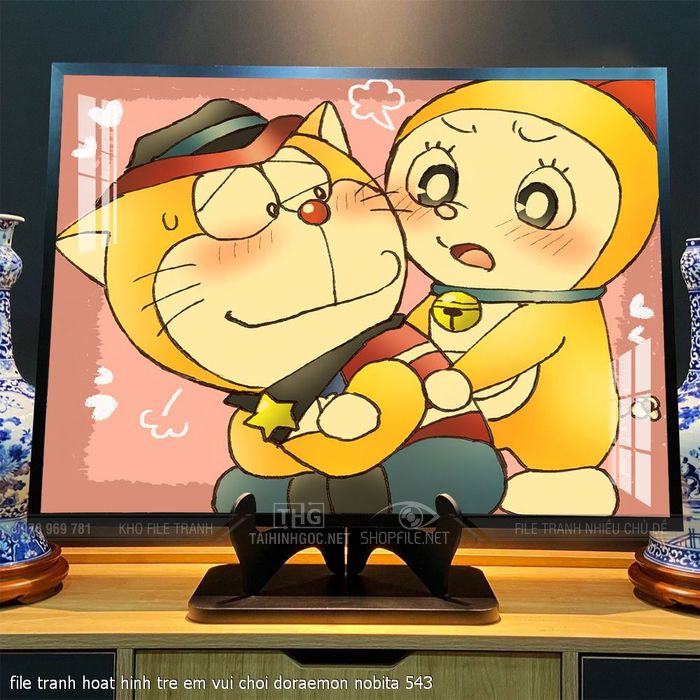 file tranh hoat hinh tre em vui choi doraemon nobita 543