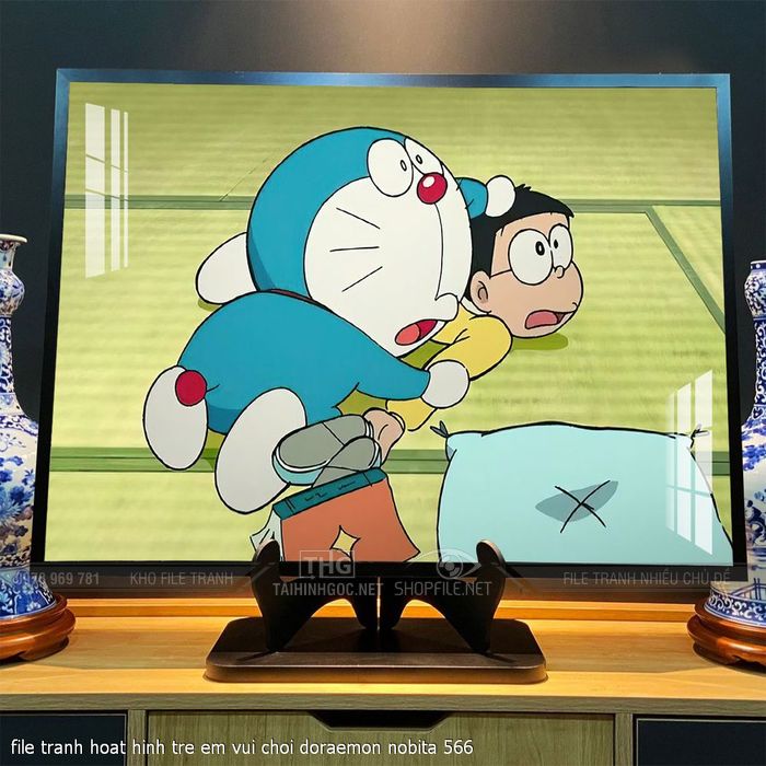 file tranh hoat hinh tre em vui choi doraemon nobita 566
