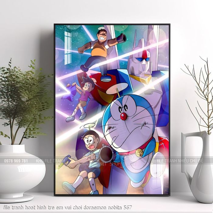 file tranh hoat hinh tre em vui choi doraemon nobita 567
