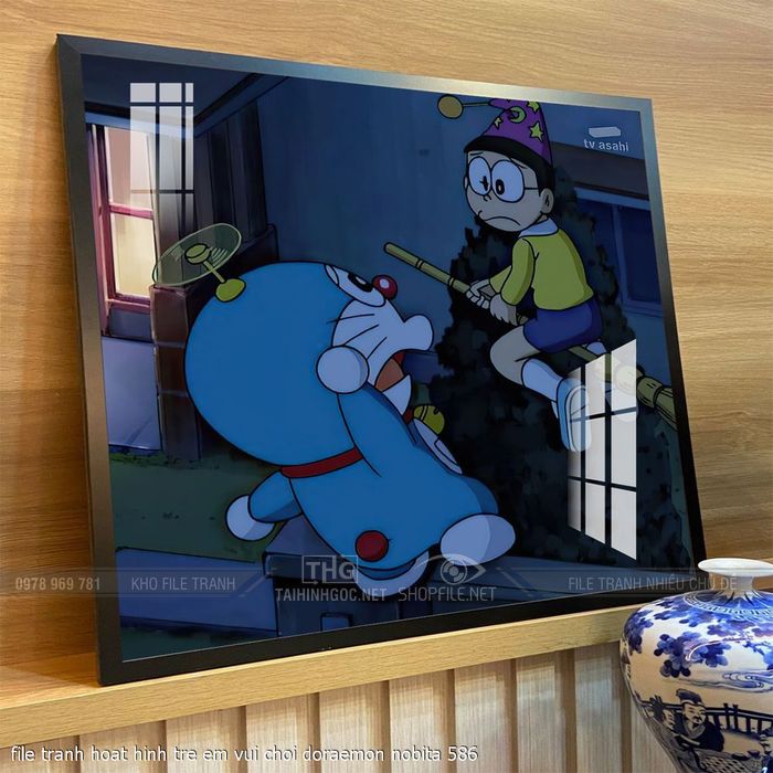 file tranh hoat hinh tre em vui choi doraemon nobita 586
