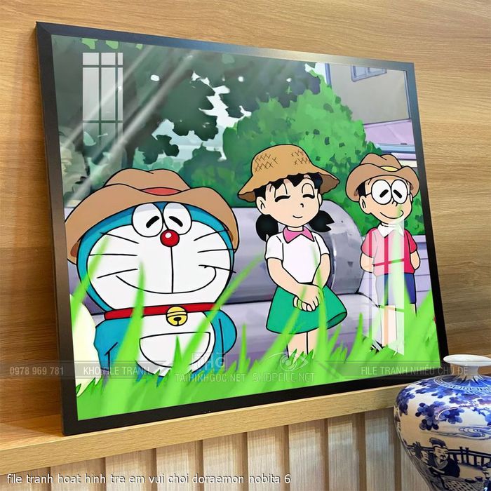 file tranh hoat hinh tre em vui choi doraemon nobita 6