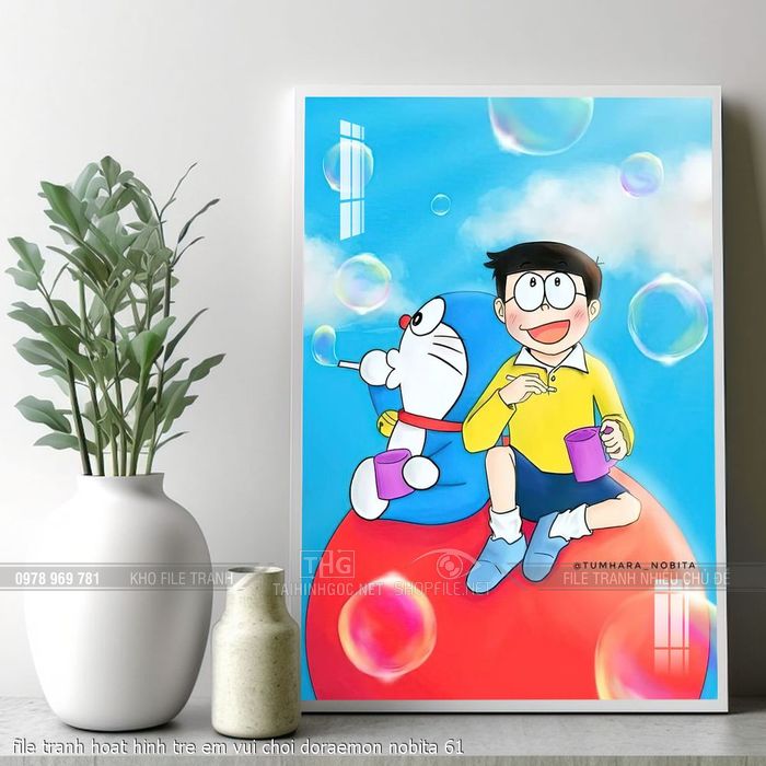 file tranh hoat hinh tre em vui choi doraemon nobita 61