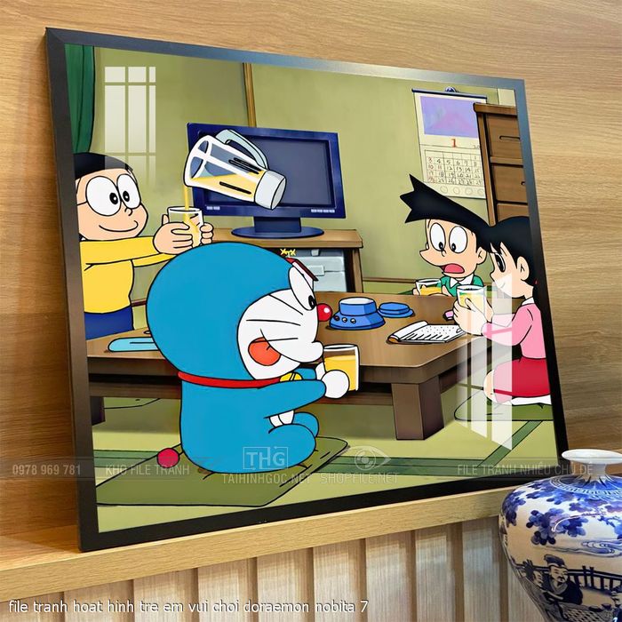 file tranh hoat hinh tre em vui choi doraemon nobita 7