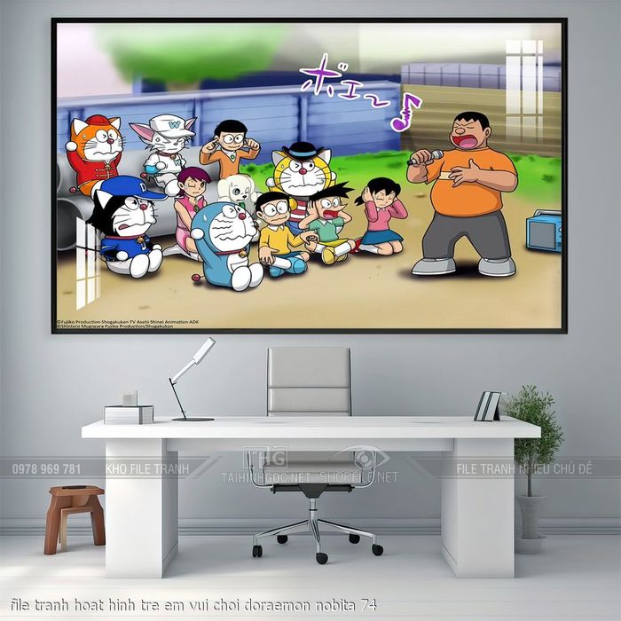 file tranh hoat hinh tre em vui choi doraemon nobita 74