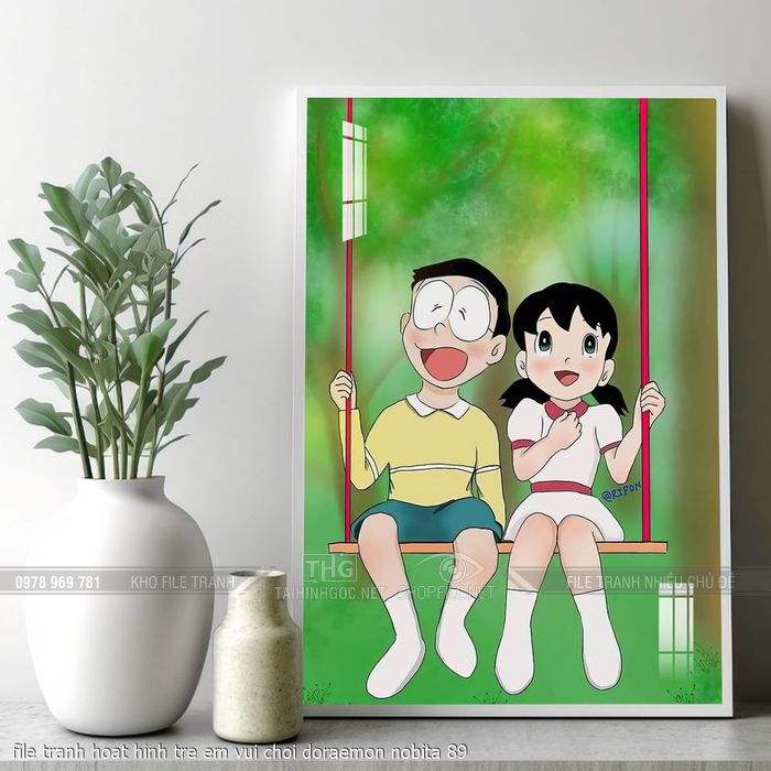 file tranh hoat hinh tre em vui choi doraemon nobita 89