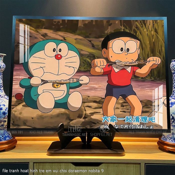 file tranh hoat hinh tre em vui choi doraemon nobita 9