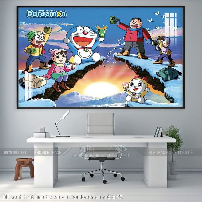 file tranh hoat hinh tre em vui choi doraemon nobita 92