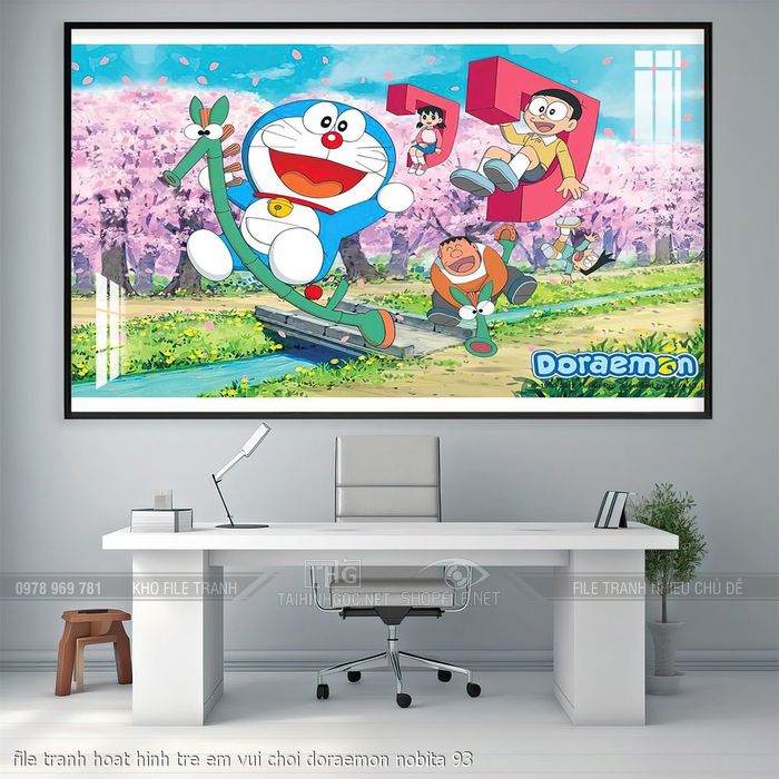 file tranh hoat hinh tre em vui choi doraemon nobita 93