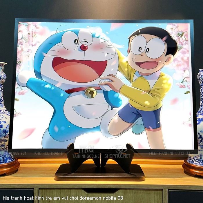 file tranh hoat hinh tre em vui choi doraemon nobita 98