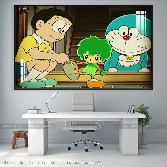 file tranh hoat hinh tre em vui choi doraemon nobita 99