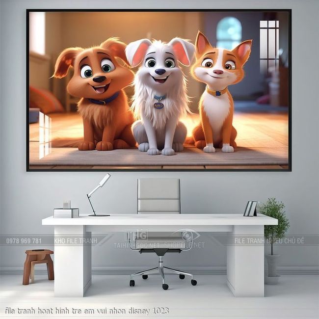 file tranh hoat hinh tre em vui nhon disney 1023