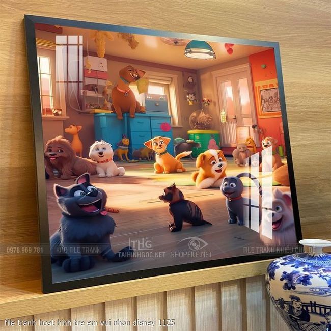file tranh hoat hinh tre em vui nhon disney 1125