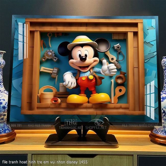 file tranh hoat hinh tre em vui nhon disney 1455
