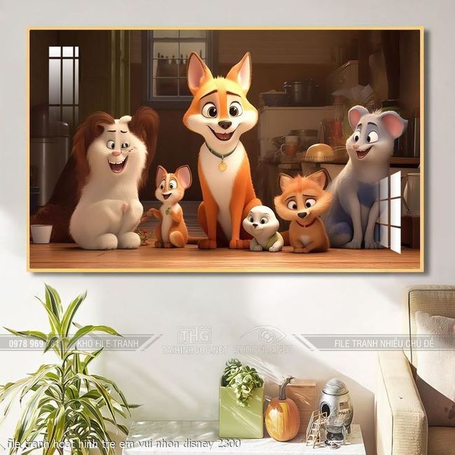 file tranh hoat hinh tre em vui nhon disney 2300