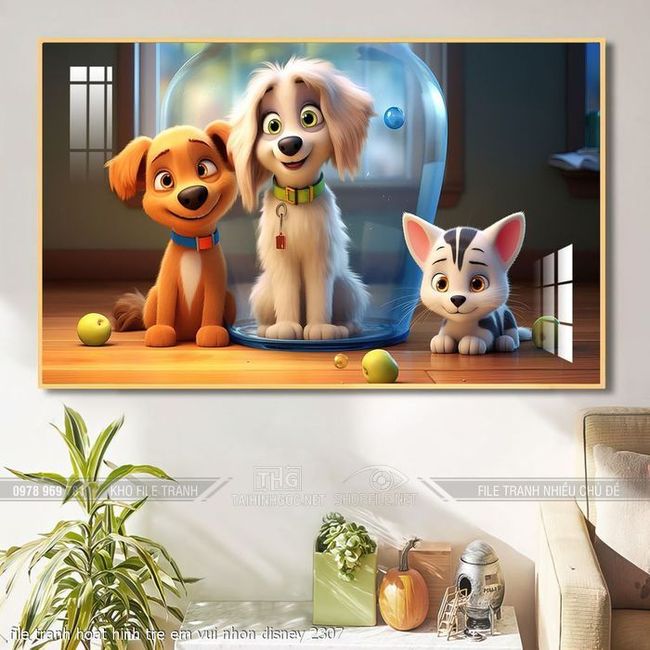 file tranh hoat hinh tre em vui nhon disney 2307