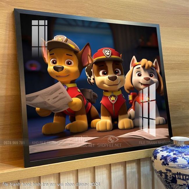 file tranh hoat hinh tre em vui nhon disney 3024